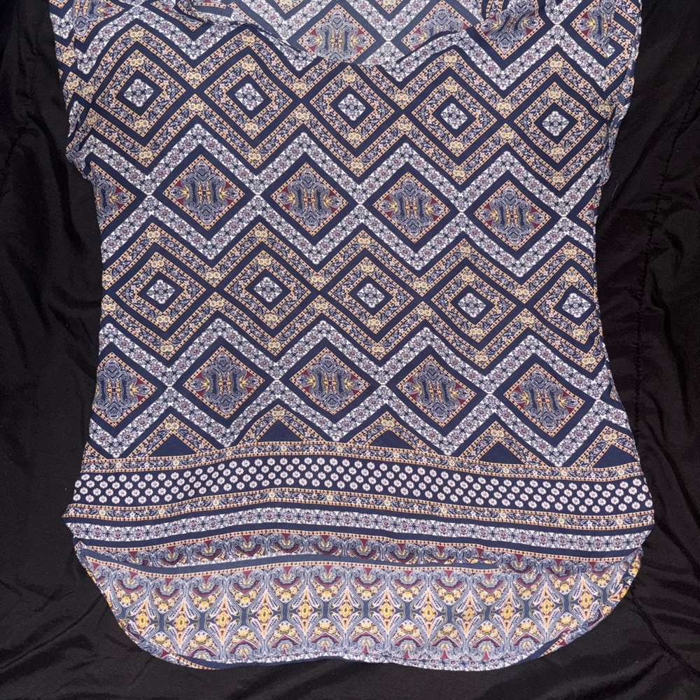 Geometric Patterned Women's Top